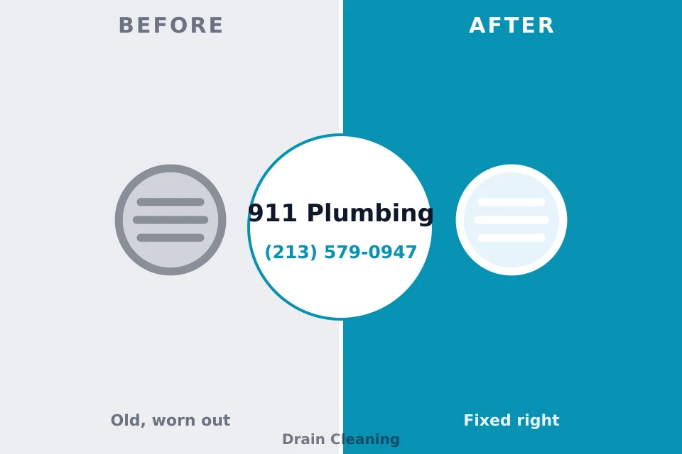 Before and after: plumbing company Gillette, NJ